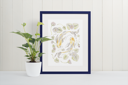 Pisces Sign Art Print