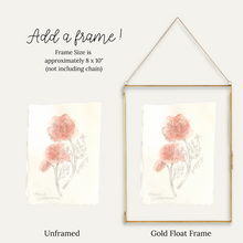 Load image into Gallery viewer, August Birth Flower - Poppy Mini Original  Artwork
