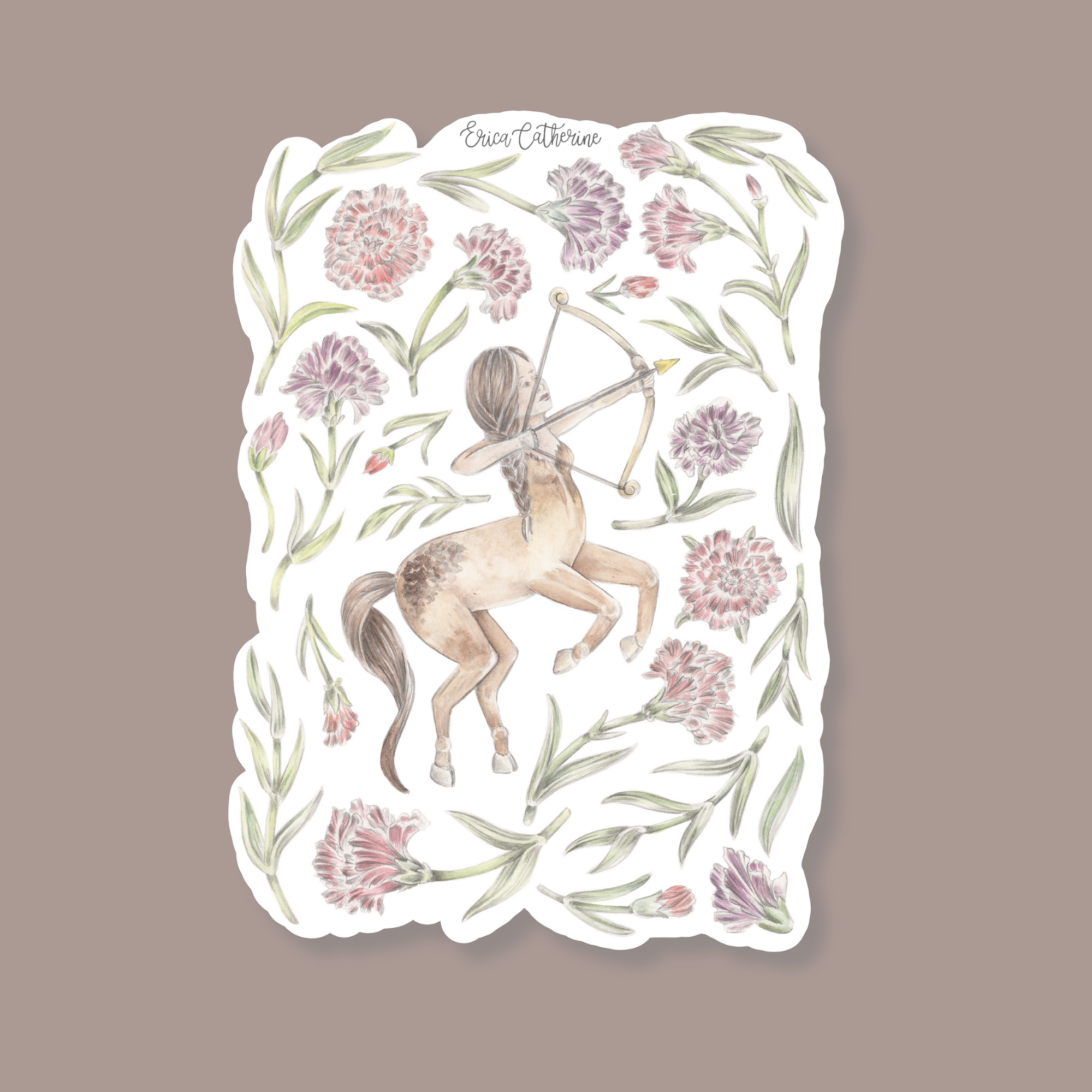 Sagittarius Zodiac Sign Sticker – Erica Catherine