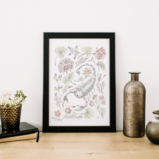 Scorpio Sign Art Print