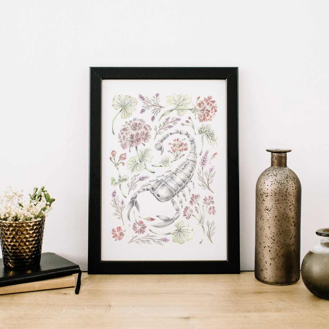 Scorpio Sign Art Print