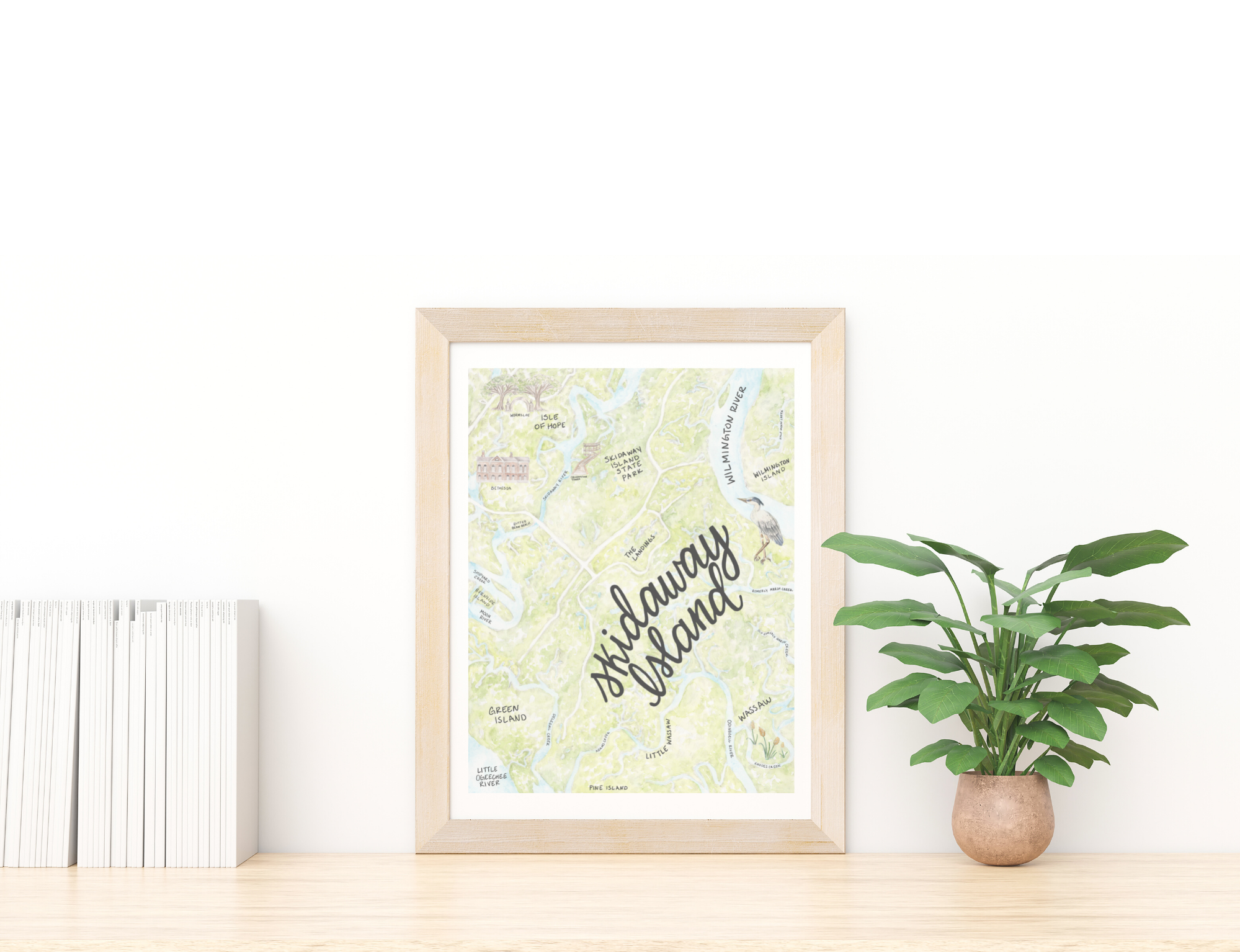 Skidaway Island Map – Erica Catherine