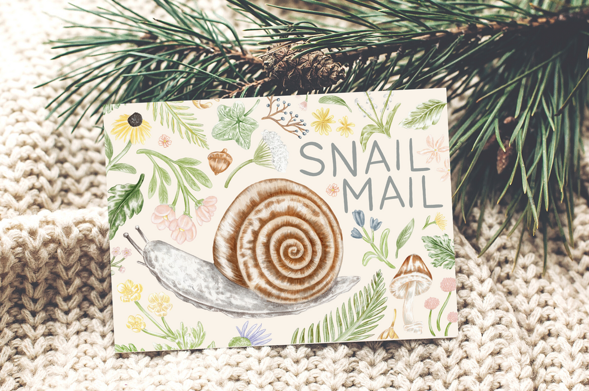 Snail Mail - Greeting Card