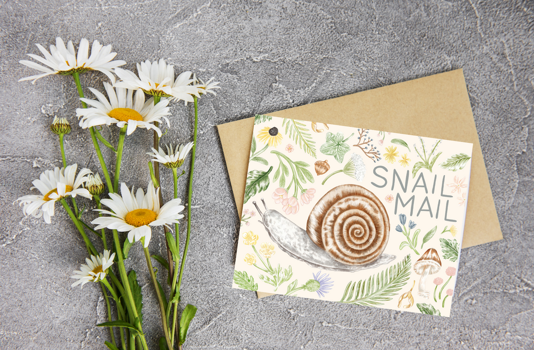 Snail Mail - Greeting Card