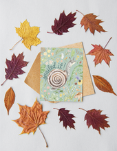 Load image into Gallery viewer, Snailed it - greeting card

