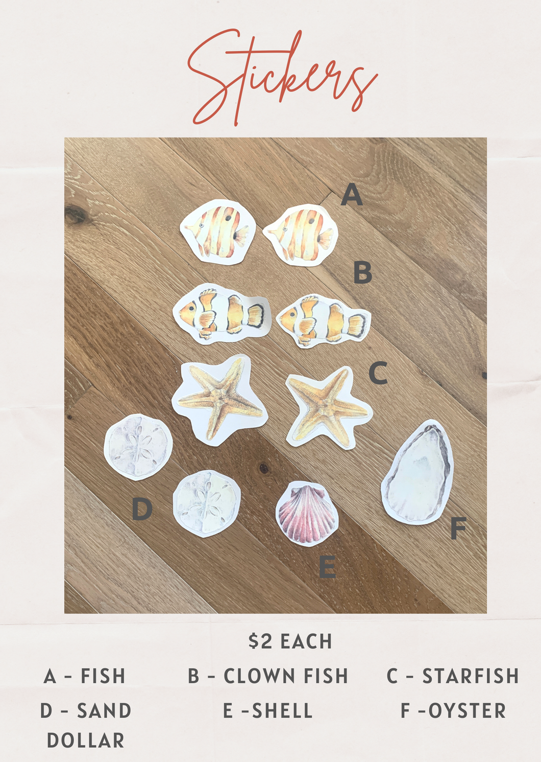 Vinyl Stickers - Seconds Sale