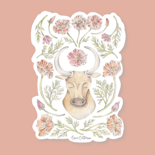 Taurus Zodiac Sign Sticker