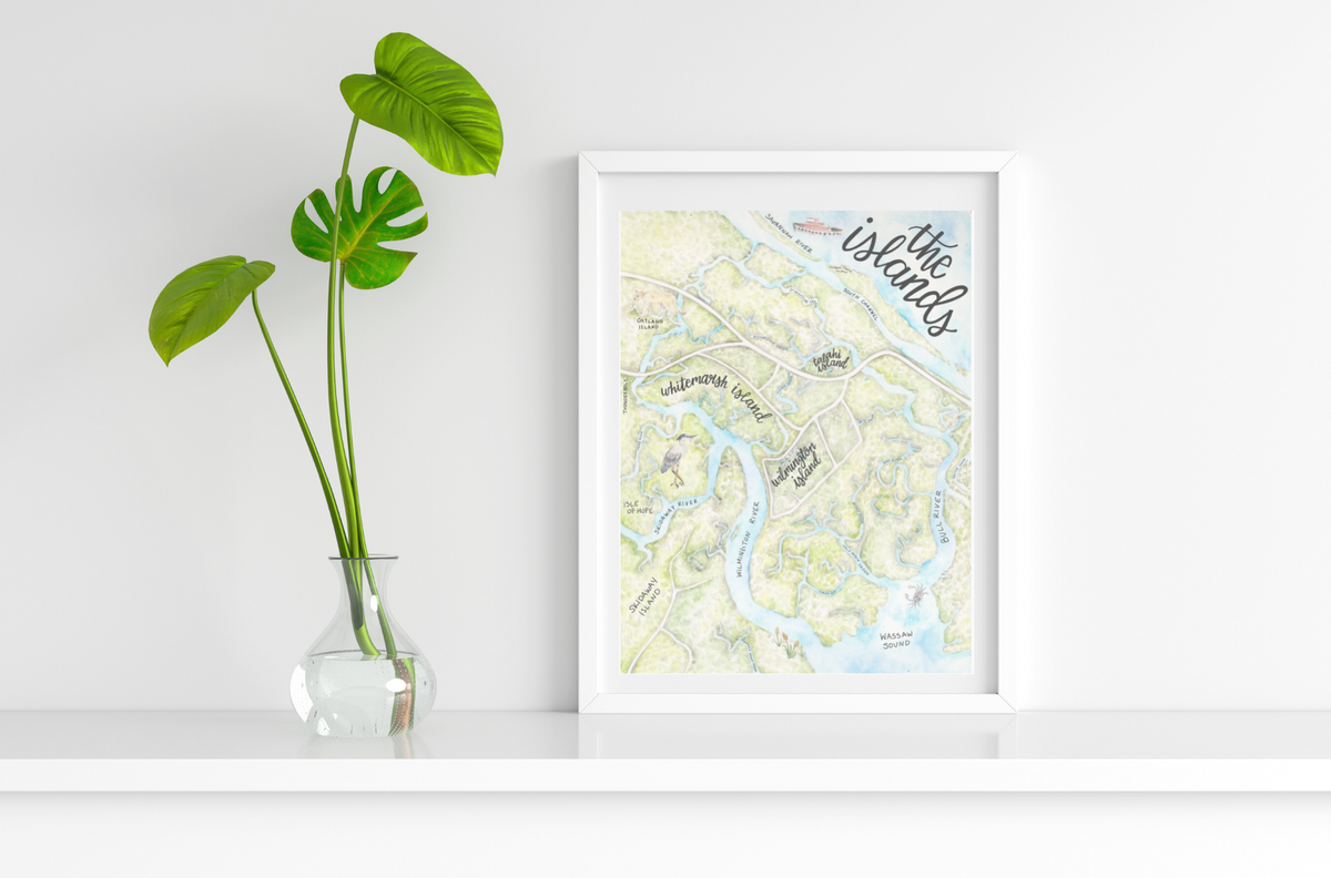The Islands of Savannah Map