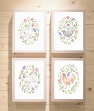 Load image into Gallery viewer, Backyard Chickens Print Series
