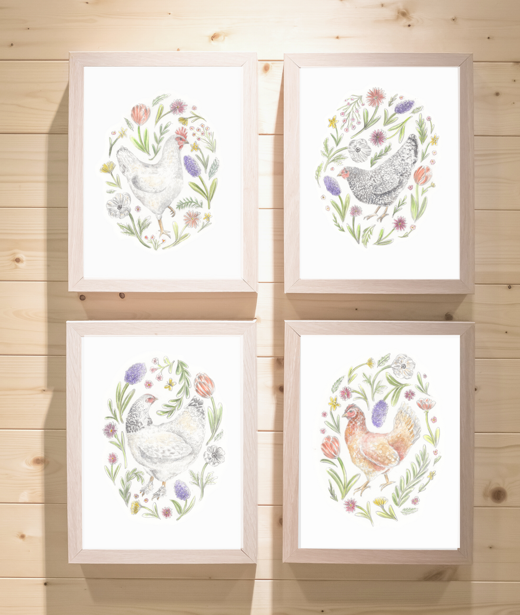 Backyard Chickens Print Series