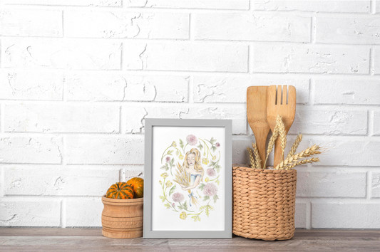 Virgo Sign Art Print