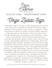 Load image into Gallery viewer, Virgo Zodiac Sign Sticker
