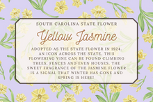 Load image into Gallery viewer, Yellow Jasmine Tea Towel

