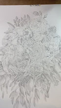 Load and play video in Gallery viewer, Bridal Bouquet Custom Artwork
