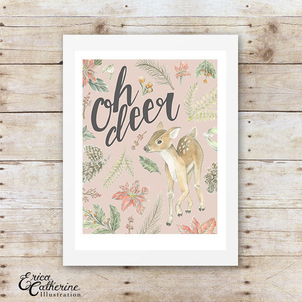 Oh Deer Art Print