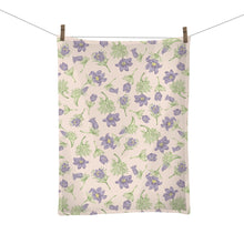 Load image into Gallery viewer, Pasque Flower Tea Towel
