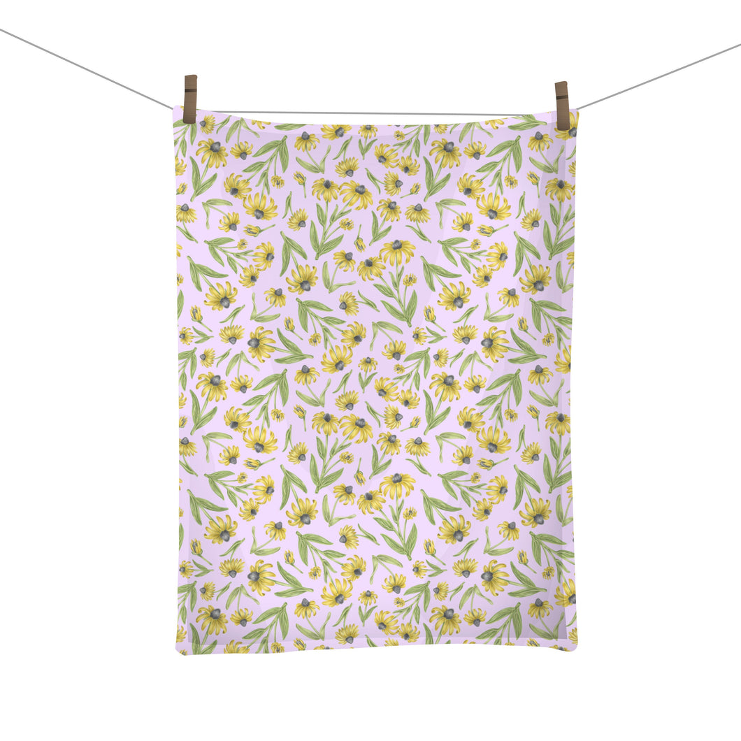 Black Eyed Susan Tea Towel