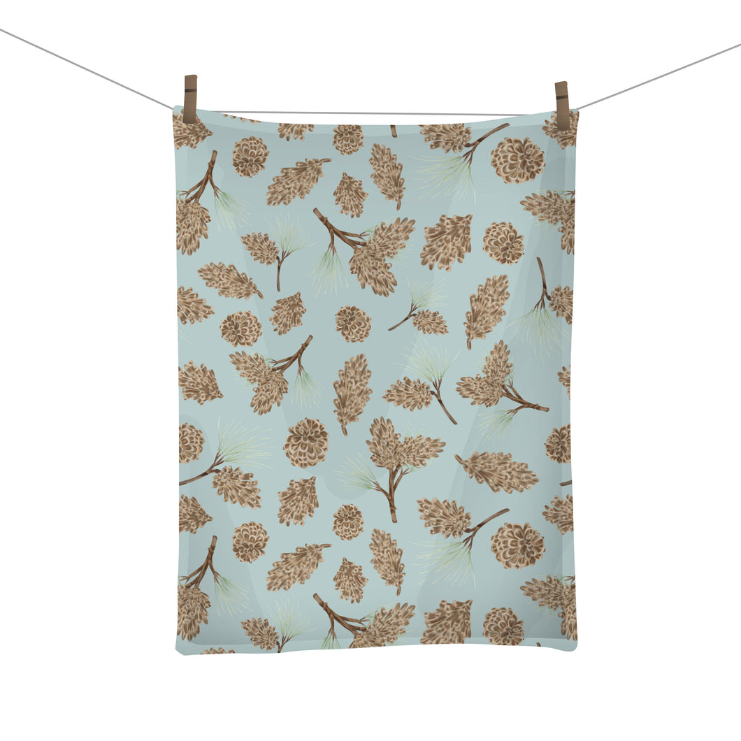 Pinecone Tea Towel