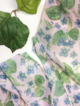 Load image into Gallery viewer, Meadow Violet Flower Scarf
