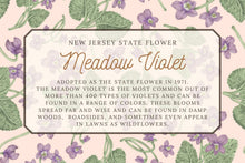 Load image into Gallery viewer, Meadow Violet Flower Scarf
