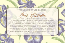 Load image into Gallery viewer, Iris Scarf - Tennessee State Flower
