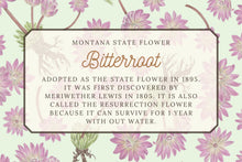 Load image into Gallery viewer, Bitterroot Flower Tea Towel
