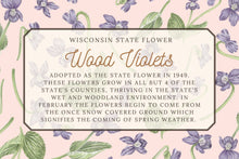 Load image into Gallery viewer, Wood Violet Tea Towel
