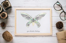 Load image into Gallery viewer, Queen Alexandra Birdwing Butterfly Print
