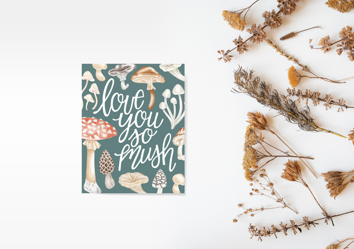 Love you so mush - greeting card