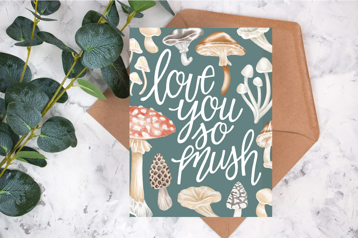 Love you so mush - greeting card